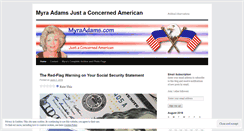 Desktop Screenshot of myraadams.com